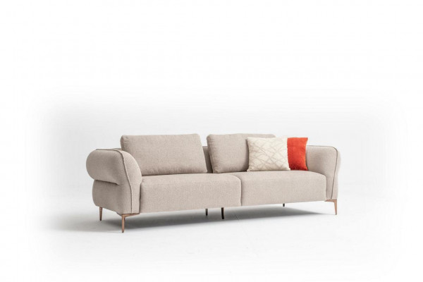 Sofa set living room upholstered sofa 3-seater U-shape sofa set modern