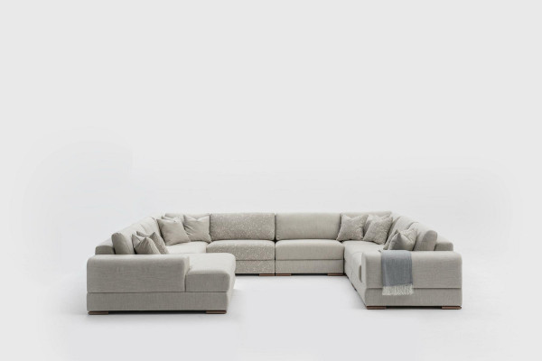 Sofa Couch Design Luxury Living Room Corner Sofa Furniture U-Shape Living Landscape