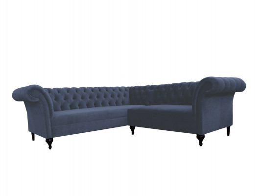 Chesterfield corner sofa corner couch designer sofa couch velvet leather sofa SLIII sofa №98