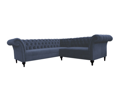 Chesterfield corner sofa corner couch designer sofa couch velvet leather sofa SLIII sofa №98
