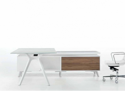 Corner desk Italian desk furniture Frezza computer furniture table
