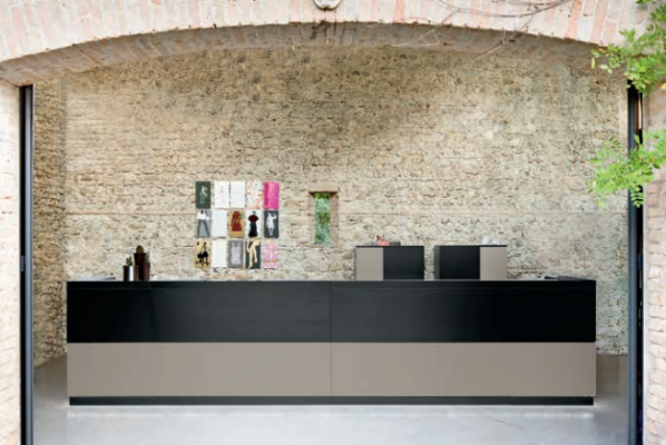 Counter furniture, reception desk, office furniture, reception desks, table, law firm, practice, Frezza