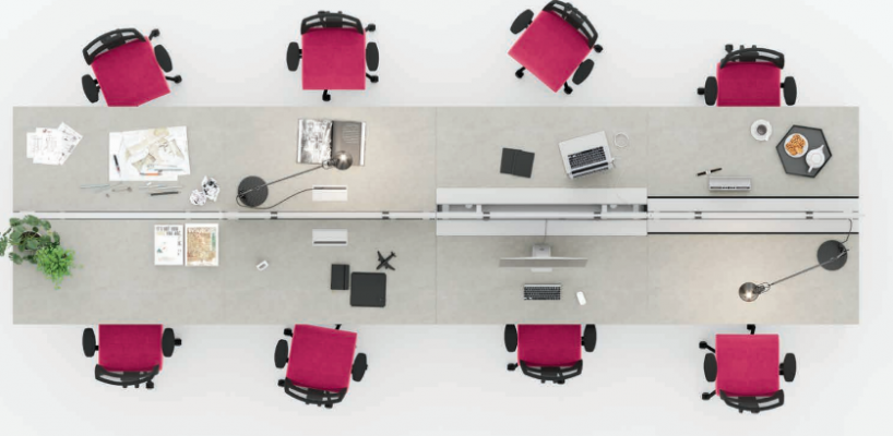 Work desk for 6 people office desk study room office furniture table tables