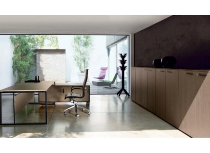Corner desk computer office desk shelf desk table office furniture Frezza.