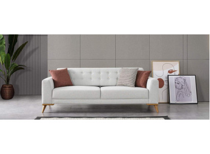 Luxury Sofa 3-Seater Design Furniture Stylish Living Room Three-Seater Couch