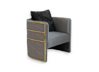 Single-seat armchair hotel furniture furnishings gallery lounge single-seat fabric
