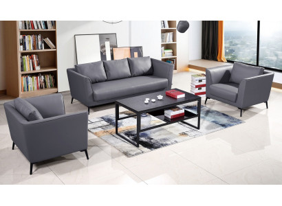 Leather sofa set 3+1+1 seater set upholstery sofa couch designer sofa