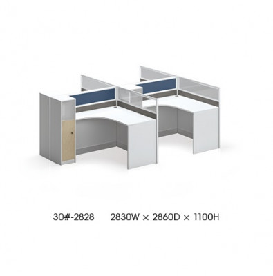 Desk 4-person office table desk work table furniture counter call center furniture