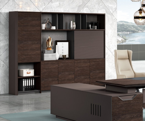 Desk corner desk office furniture table filing cabinet cabinet 2-piece.