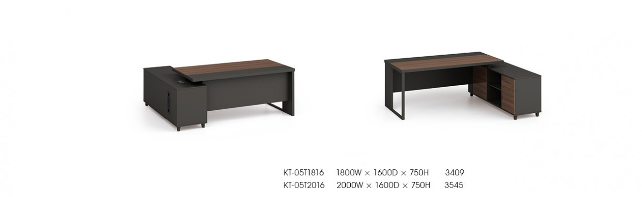 Design corner desk, file cabinet, office furniture, executive room furniture, 2-piece set