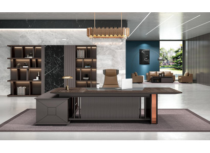 Corner desk office furnishings executive room furniture design desks