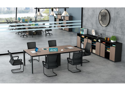 Conference table office boss room furniture design desks practice