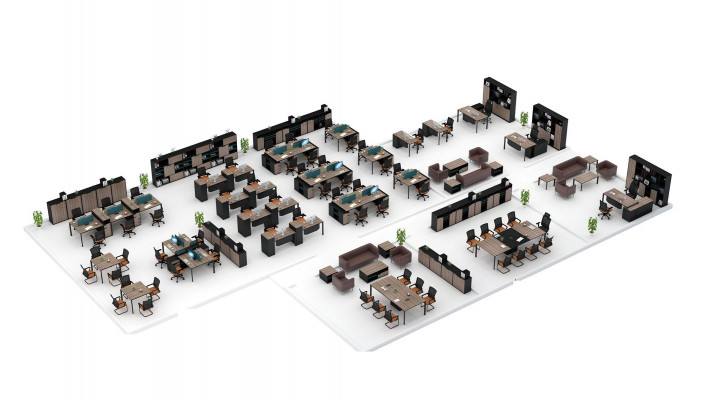 Conference table office boss room furniture design desks practice