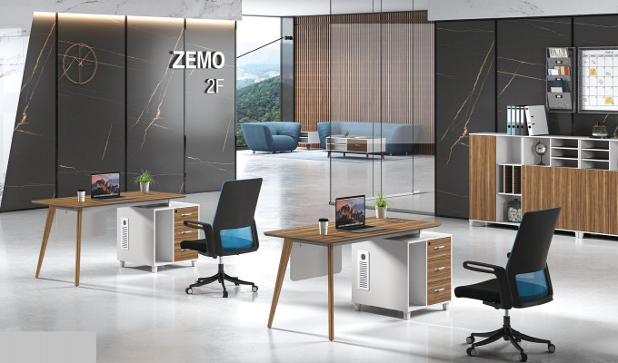 Work desk office table luxury class designer furniture with drawers tables