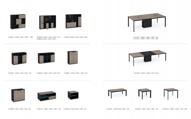 Conference table office cable channel network tables meeting table
