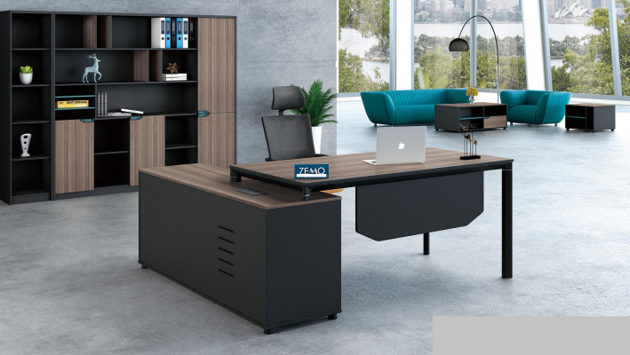 Desk with shelf home office furniture decor desk