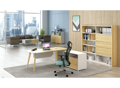Corner desk cable channel home office desk large desks executive desk