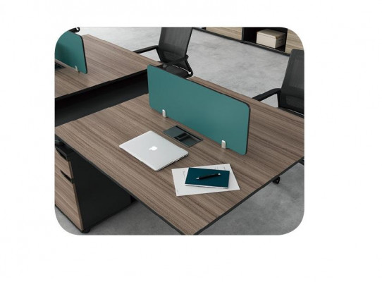 Office furniture equipment setup desk call center 2 workstations