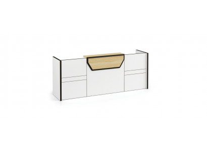 Reception desk counter practice office trade fair reception hotel tables counter new