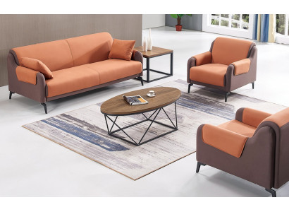 Sofa Couch Upholstery Fabric Couches Upholstery Set 3+1+1 Seats Office Furniture