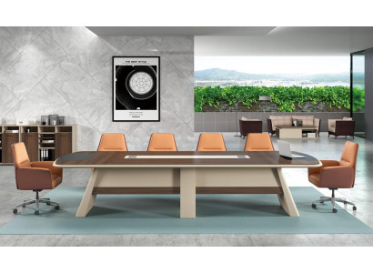 Conference table table meeting meeting table tables 6 chairs 7-piece set