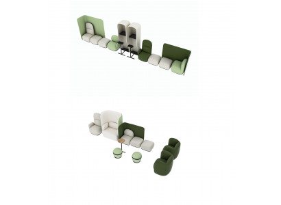 Armchair Waiting Room Set Upholstery Suite Law Office Practice Hotel Office