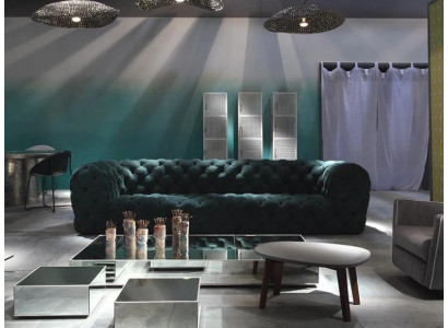 Chesterfield Four-Seater XXL Luxurious Lounge Club Sofa for Exclusive