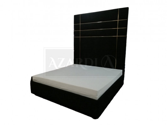 Hotel Double Leather Textile Bed Bedroom Upholstered Luxury Beds Modern Design