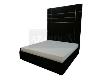 Hotel Double Leather Textile Bed Bedroom Upholstered Luxury Beds Modern Design