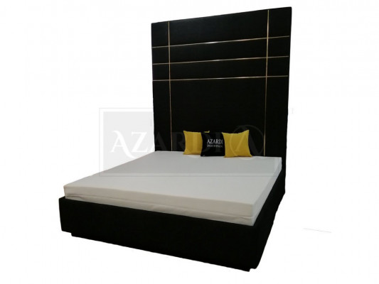 Hotel Double Leather Textile Bed Bedroom Upholstered Luxury Beds Modern Design