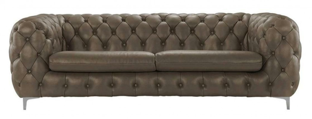 Chesterfield Sofa Brown XXL Big Leather Living Room Furniture 4-Seater Violet Yellow Green