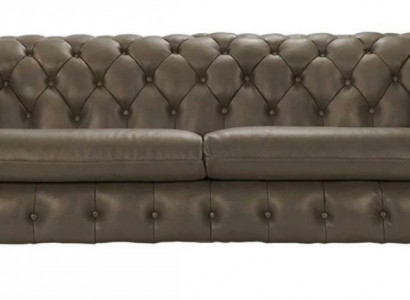 Chesterfield Sofa Brown XXL Big Leather Living Room Furniture 4-Seater Violet Yellow Green