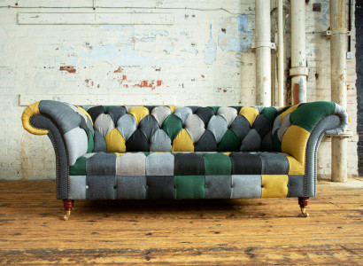 Three-seater couch upholstery design sofa 3-seater seating sofas room furniture green modern