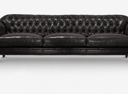 Classic Chesterfield Sofa Suite Complete Set Upholstery Sofa Leather