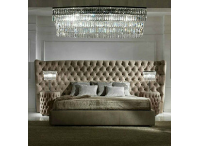 Bed Pillow Luxury Double Beds Bedroom Textile Chesterfield King Size