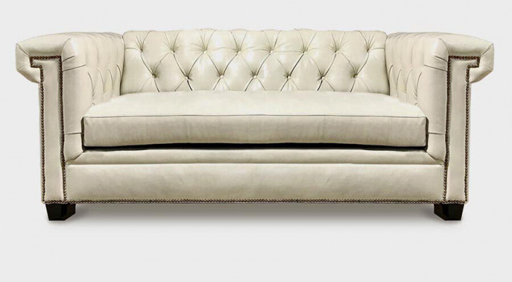 Chesterfield Luxury Sofa Upholstered Seat Leather Suite 3-2-1 Seater Couches