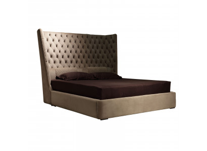 English King Size Bed Chesterfield Double Bed Designer Hotel Velvet Furniture