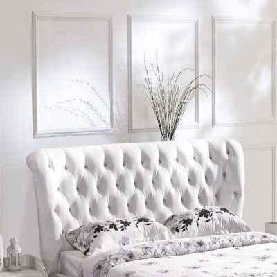 Chesterfield bed bedroom beds textile 180x200cm velvet big hotel beds new