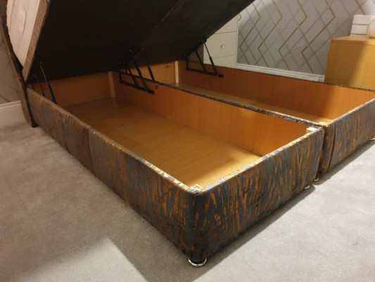 Chesterfield Bed Design Bedroom English Beds 180x200cm Textile Upholstery