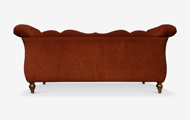 English luxury sofa Chesterfield colorful textile couch turquoise blue green couches