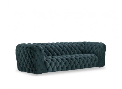 Extra Luxury Class Sofa - Chesterfield Big XXL Couch - Four-Seater Seat Cushion