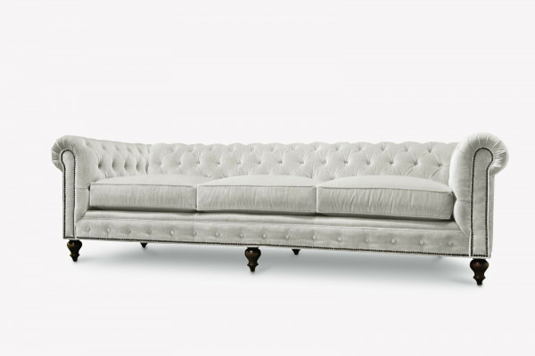 Sofa Luxury Textile Chesterfield Couch Sofas Upholstery 3-Seater three-seater Sofas New