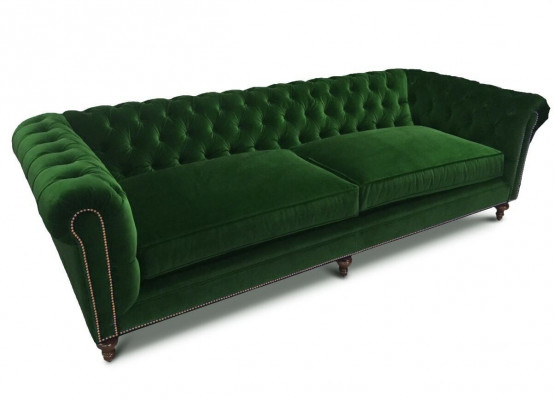 Sofa Luxury Textile Chesterfield Couch Sofas Upholstery 3-Seater three-seater Sofas New