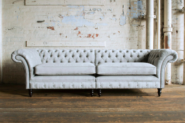 High-quality Chesterfield upholstered couch textile sofa cheap microfiber sofas new