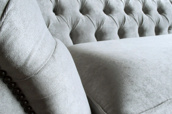 High-quality Chesterfield upholstered couch textile sofa cheap microfiber sofas new