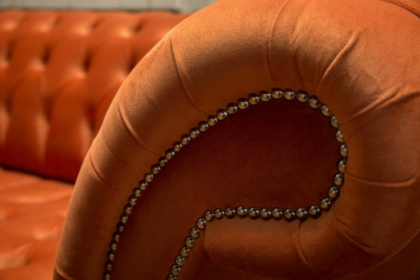 Sofa Upholstery Chesterfield Textile Sofas Design Luxury Leather Sofas 4-Seater 265cm
