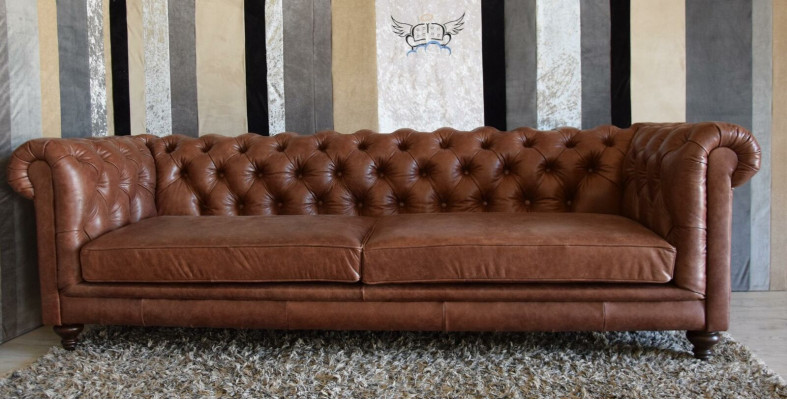 Chesterfield sofa couch upholstery fabric leather couches upholstered suite 3-seater