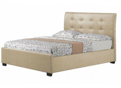 Chesterfield Design Upholstered English Bed Grey Beds 160/180x200 cm Double Bed