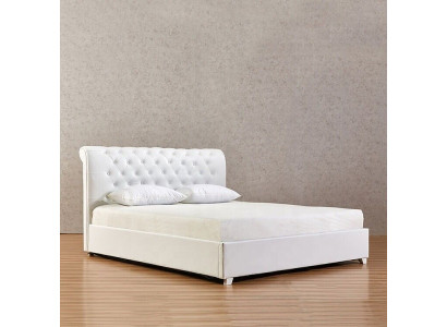 Chesterfield Designer Bed Bedroom Faux Leather Upholstery 140/160/180/200 cm