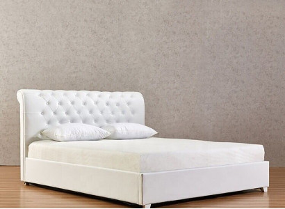 Chesterfield Designer Bed Bedroom Faux Leather Upholstery 140/160/180/200 cm